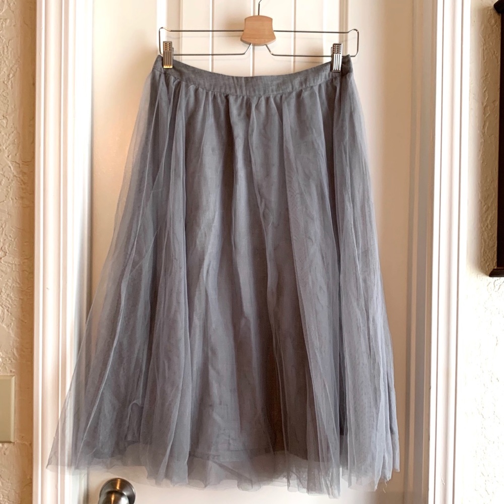 LC Grey Tutu  Maxi Skirt